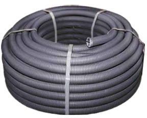 Фото Труба гофр. FRHF с зондом d40мм (25м.) черная Plast EKF PROxima