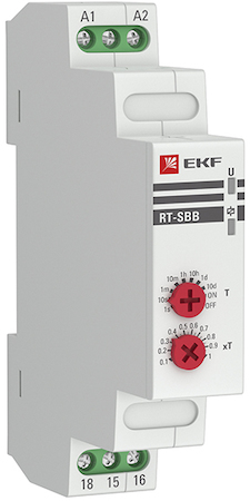 rt-sbb-12-240 Реле времени RT-SBB (импульс при включении) 12-240В EKF PROxima