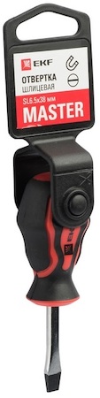 sl-6.5-38-mas Отвертка Master SL6.5x38 мм EKF Basic