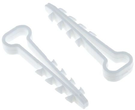 plc-nccf-5x8w Дюбель-хомут для плоского кабеля (5-8мм) белый (100шт.) EKF PROxima