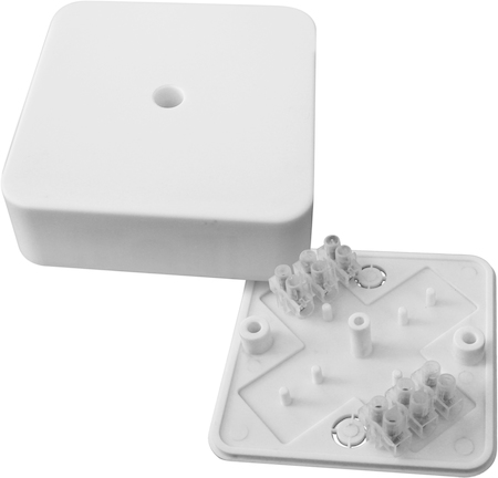 plc-kmr-030-030kg Коробка разветвительная КМР-030-030кг наружная (75х75х26) белая с клеммником EKF  PROxima