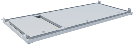 PB8D400 Нижняя сальниковая панель глухая Ш800 Г400 EKF AVERES