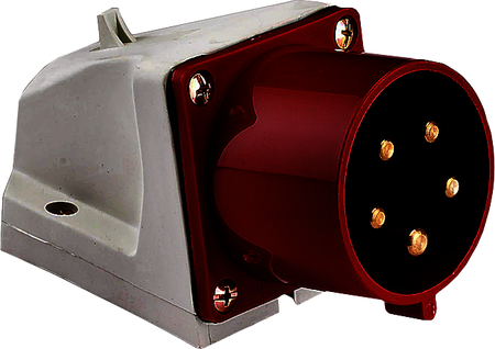 ps-515-16-380 Вилка стационарная 515 3Р+РЕ+N 16А 380В IP44 EKF PROxima