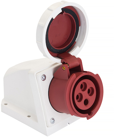 ps-1142-16-380 Розетка стационарная наружная 1142 3Р+РЕ 16А 380В IP67 EKF PROxima