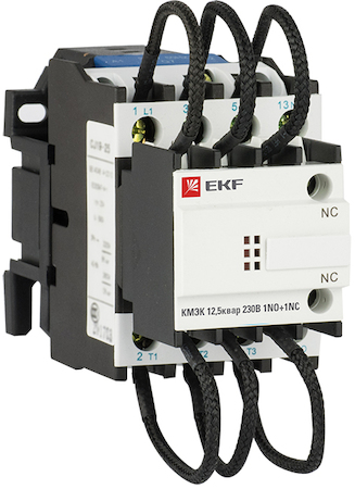 ctrk-s-25-12,5-230 Контактор для конденсатора КМЭК 12,5квар 230В 1NО+1NC EKF PROxima