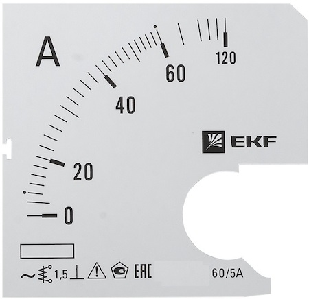 s-a961-60 Шкала сменная для A961 60/5А-1,5 EKF PROxima