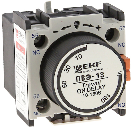 ctr-st-12 Приставка выдержки времени включения ПВЭ-12 0,1-30сек NO+NC EKF PROxima