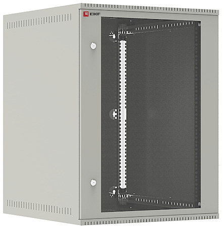 ITB15G650E Шкаф телекоммуникационный настенный 15U (600х650) дверь стекло, Astra E серия EKF PROxima