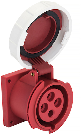 ps-3242-32-380 Розетка стационарная внутренняя 3242 3Р+РЕ 32А 380В IP67 EKF PROxima