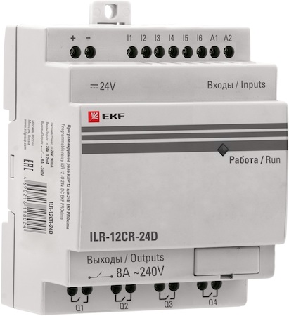 ILR-12CR-24D Программируемое реле 12 в/в 24В PRO-Relay EKF PROxima