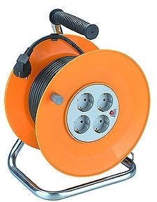 ERA RP-4-3x1.0-50m Удлин-ль силов ЭРА пласт. катушка с зазем. 50м 4гн  3х1мм2 (2/30)