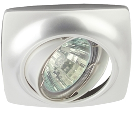 ERA Б0021523 KL63A PS Светильник ЭРА литой пов. MR16,12V/220V, 50W перламутровое серебро