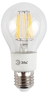 ERA Б0012535 F-LED A60-5W-827-E27 Лампа ЭРА (филамент, груша, 5Вт, тепл, Е27)