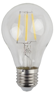 ERA Б0019010 F-LED A60-5W-827-E27 Лампа ЭРА (филамент, груша, 5Вт, тепл, Е27)