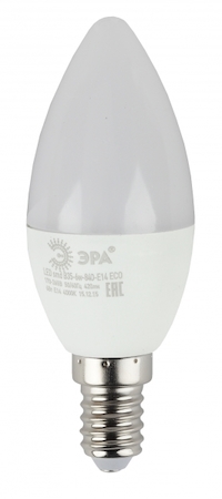 ERA Б0020618 ECO LED B35-6W-827-E14 Лампа ЭРА LED smd B35-6w-827-E14_eco