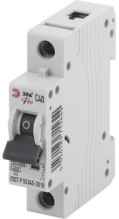 ERA Б0031830 NO-901-58  Автоматические  ЭРА Pro NO-901-58 ВА47-63 1P 40А кривая C