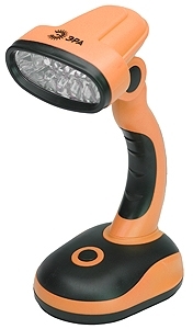 ERA Б0003771 DL12-O Фонарь ЭРА Детский настольный, ОРАНЖЕВЫЙ, 12xLED, 3xAA, карт (10/60/240)