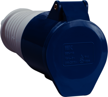 ERA Б0032861 ЭРА Розетка переносная 213 2Р+РЕ 16А 220В IP44