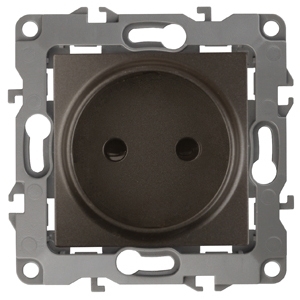 ERA Б0019336 12-2105-13 Эл/ус ЭРА Розетка 2P, 16A-250В, IP20, Эра12, бронза