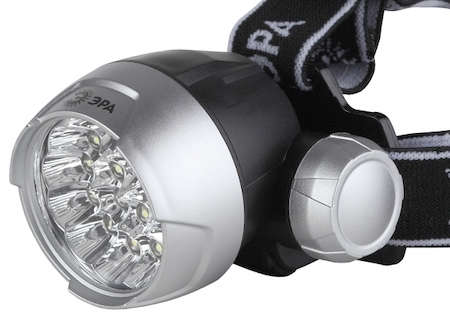 ERA C0033485 G17 Фонарь ЭРА Налобный 17xLED Extra, 3хААА, бл