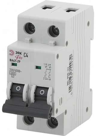 ERA Б0031757 NO-900-25 Автоматические  ЭРА Pro NO-900-25 ВА47-29 2P 8А кривая C
