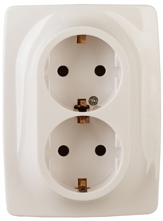 ERA Б0029239 12-2116-02 Эл/ус ЭРА Розетка 2X2P+E Schuko, 16A-250В, IP20, винт, Эра12, слоновая кость
