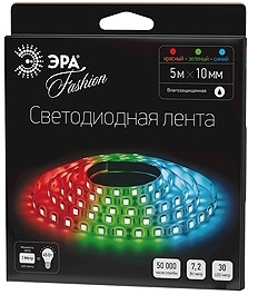 ERA C0043044 5055398613856 Светодиодные ле ЭРА LS5050-30LED-IP65-RGB-5m