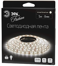 ERA C0043034 5055398613610 Светодиодные ле ЭРА LS3528-120LED-IP20-WW-5m