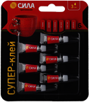 ERA C0045533 SBL1-6 СИЛА Супер-клей СВЕРХПРОЧНЫЙ 1 гр.х 6 шт. BL-6 (12/288/2304)
