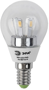 ERA Б0008471 ЭРА 360-LED P45-5w-840-E14 (10/50/2400)