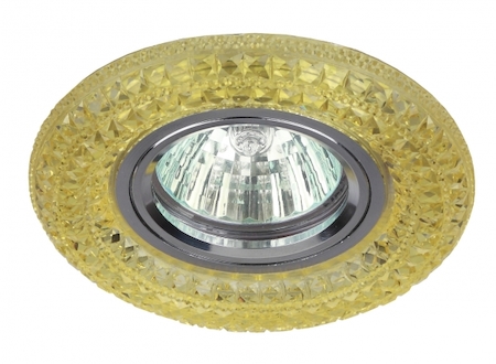 ERA Б0028092 DK LD3 YL/WH Светильник ЭРА декор cо светодиодной подсветкой MR16, желтый