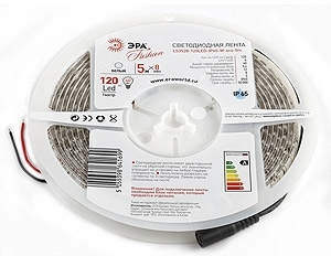 ERA Б0002330 5055398635506 Светодиодные ле ЭРА LS3528-120LED-IP65-WW-eco-3m