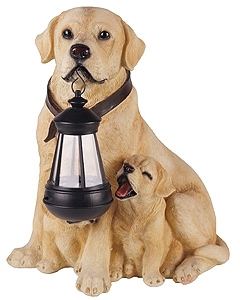 ERA Б0007521 SL-RSN31-DOG Садовые фонари ЭРА Садовый светильник на солнечной батарее, полистоун, цветной, 31 см