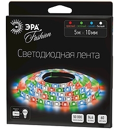 ERA C0044951 5055398635537 Светодиодные ле ЭРА LS5050-60LED-IP20-RGB-W-5m