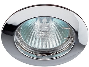 ERA C0043825 KL1 SN Светильник ЭРА литой  простой MR16,12V, 50W сатин никель