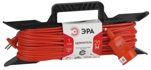 ERA Б0017610 UF-1-2x0.75-20m Удлин-ль силов ЭРА рамка без заземл. 20м 1гн 2х0,75мм2