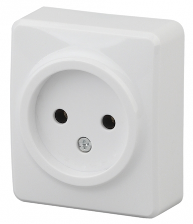 ERA Б0031551 11-2201-01 Эл/ус ЭРА Розетка 2P, 16A-250В, IP20, ОУ, Эра Эксперт, белый