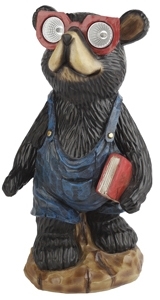 ERA Б0018812 SL-RSN27-BEAR1 Садовые фонари ЭРА Садовый светильник на солнечной батарее, полистоун, цветной, 27 см