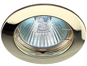 ERA C0043655 KL1 GD Светильник ЭРА литой простой MR16,12V, 50W золото