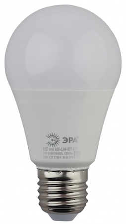 ERA Б0020532 LED A60-10W-827-E27 Лампа ЭРА LED smd A60-10w-827-E27..