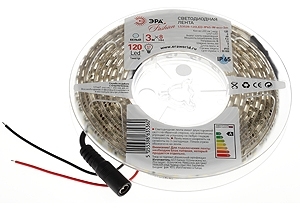 ERA Б0002329 5055398635360 Светодиодные ле ЭРА LS3528-120LED-IP65-W-eco-3m