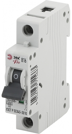 ERA Б0031832 NO-901-60  Автоматические  ЭРА Pro NO-901-60 ВА47-63 1P 16А кривая B