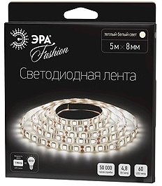 ERA C0043020 5055398613498 Светодиодные ле ЭРА LS3528-60LED-IP20-WW-5m