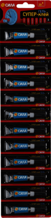 ERA C0042300 SSGBL12-3 СИЛА Супер-клей ГЕЛЬ 3 гр. лента BL-12 (12/576/18432)