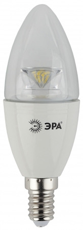 ERA Б0019802 LED B35-7W-840-E14-Clear Лампа ЭРА LED smd B35-7w-840-E14-Clear.