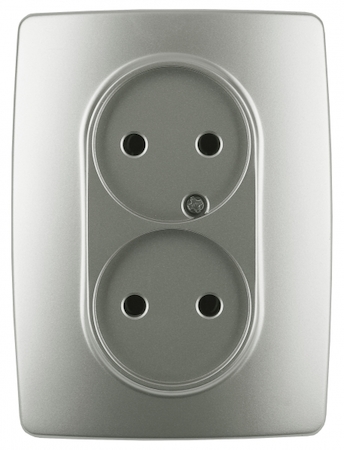 ERA Б0031247 12-2107-15 Эл/ус ЭРА Розетка 2X2P, 16A-250В, IP20, Эра12, перламутр