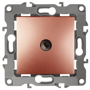 ERA Б0019341 12-3101-14 Эл/ус ЭРА Розетка TV одиночная, IP20, Эра12, медь