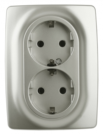ERA Б0031237 12-2106-15 Эл/ус ЭРА Розетка 2X2P+E Schuko, 16A-250В, IP20, Эра12, перламутр