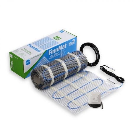Ensto EFHFM130.1+T Нагревательный мат для пола FinnMat130, 130 Вт, 1 м² + терморегулятор ECO10FJ