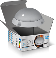 VA934418206 Светильник Gauss LED 6W IP65 4100K 12*0,5W 600LM